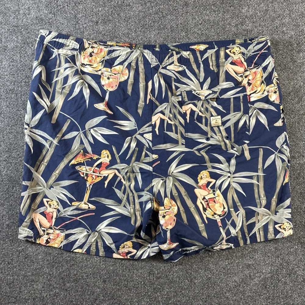 Tommy Bahama Board Shorts Hawaii Hula Girl Cocktails XXL